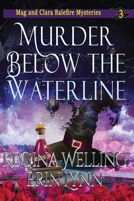 Murder Below the Waterline (Large Print): A Cozy Witch Mystery Cover Image