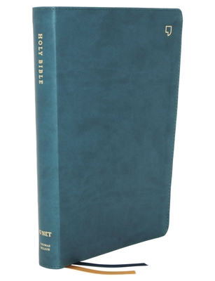 Net Bible, Thinline, Leathersoft, Teal, Comfort Print: Holy Bible By Thomas Nelson Cover Image
