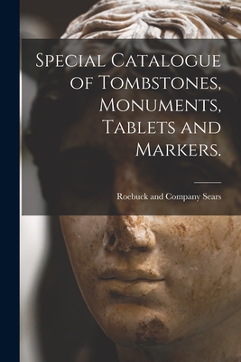 Special Catalogue of Tombstones, Monuments, Tablets and Markers. Cover Image