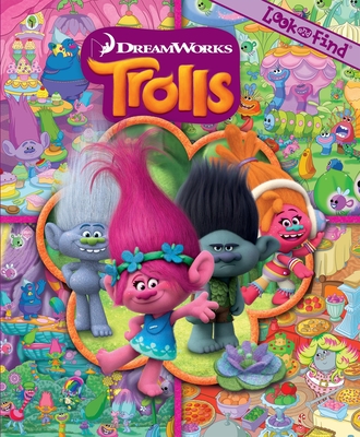 Look and Find DreamWorks Trolls By Pi Kids, Art Mawhinney (Illustrator) Cover Image