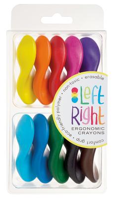 Left / Right Crayons - Set of 10 By Ooly (Created by) Cover Image