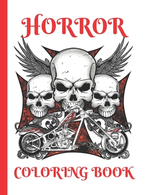 Horror adult Coloring book For Women (Paperback)