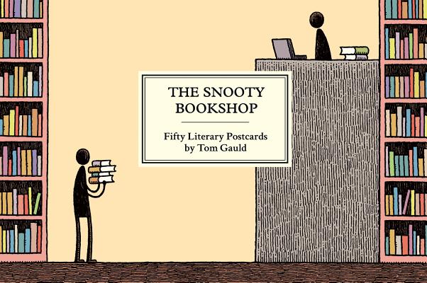 Cover for The Snooty Bookshop: Fifty Literary Postcards by Tom Gauld