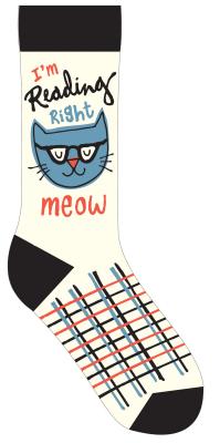 I'm Reading Right Meow Socks (Lovelit) By Gibbs Smith Gift (Designed by) Cover Image
