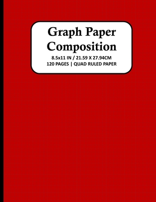 Graph Paper: 1/4 Inch 4 x 4 squares per inch Quad Ruled Graphing Paper For  Math and Science Composition Notebook for Students