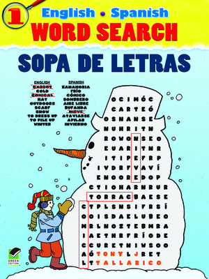 English-Spanish Word Search Sopa de Letras #1 By Tony J. Tallarico Cover Image