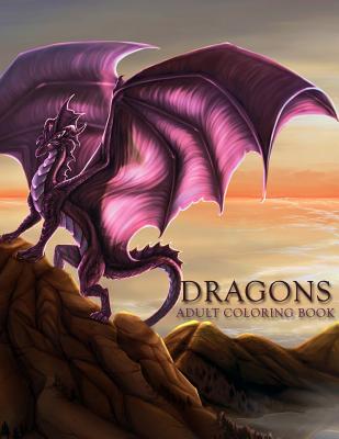 Dragon Coloring Book: Adult Coloring Books (Paperback)