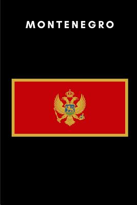 Montenegro: Country Flag A5 Notebook to write in with 120 pages Cover Image