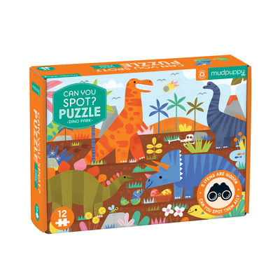 Dino Park Can You Spot? Puzzle By Mudpuppy Cover Image
