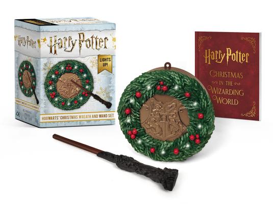 Harry Potter: Hogwarts Christmas Wreath and Wand Set: Lights Up! (RP Minis) By Donald Lemke Cover Image