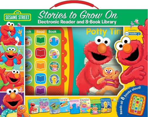 Sesame Street: Stories to Grow on Electronic Reader and 8-Book Library Sound Book Set: Me Reader Jr: Electronic Reader and 8-Book Library [With Batter Cover Image