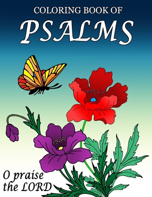 Coloring Book of Psalms: Colouring Pages for Adults with Dementia [Cognitive Activities for Adults with Dementia] By Mighty Oak Books Cover Image