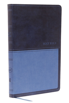 Kjv, Value Thinline Bible, Leathersoft, Blue, Red Letter Edition, Comfort Print By Thomas Nelson Cover Image
