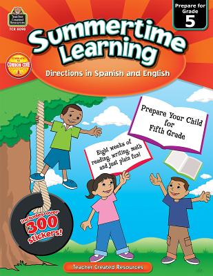 Summertime Learning Grd 5 - Spanish Directions Cover Image