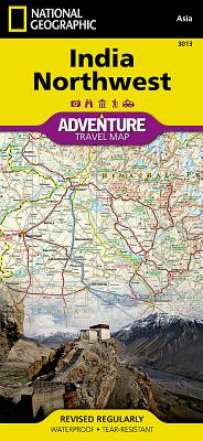 India Northwest (National Geographic Adventure Map #3013) By National Geographic Maps Cover Image