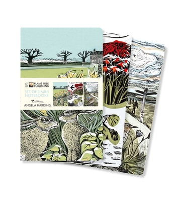 Angela Harding Set of 3 Mini Notebooks (Mini Notebook Collections) By Flame Tree Studio (Created by) Cover Image