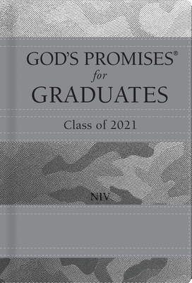 God's Promises for Graduates: Class of 2021 - Silver Camouflage NIV: New International Version By Jack Countryman Cover Image
