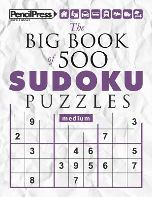 The Big Book of 500 Sudoku Puzzles Medium (with answers) Cover Image