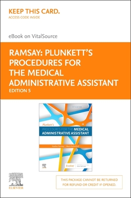 Plunkett's Procedures for the Medical Administrative Assistant - Elsevier eBook on Vitalsource (Retail Access Card) Cover Image