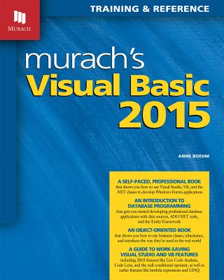 Murach's Visual Basic 2015 By Anne Boehm Cover Image