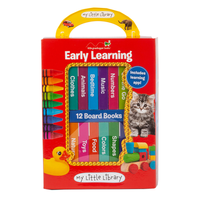 My Little Library: Early Learning - First Words (12 Board Books) Cover Image