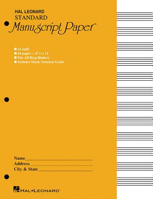 Standard Manuscript Paper ( Yellow Cover) Cover Image