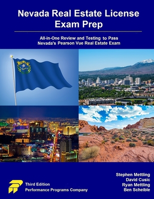 Nevada Real Estate License Exam Prep: All-in-One Review and Testing to Pass Nevada's Pearson Vue Real Estate Exam Cover Image