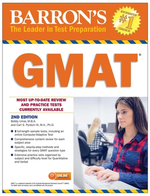 GMAT with Online Test (Barron's Test Prep) By Bobby Umar, M.B.A., Carl S. Pyrdum, III Cover Image