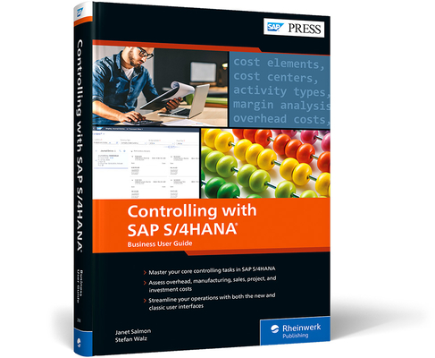 Controlling with SAP S/4hana: Business User Guide By Janet Salmon, Stefan Walz Cover Image
