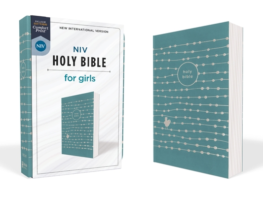 Niv, Holy Bible for Girls, Soft Touch Edition, Leathersoft, Teal, Comfort Print By Zondervan Cover Image