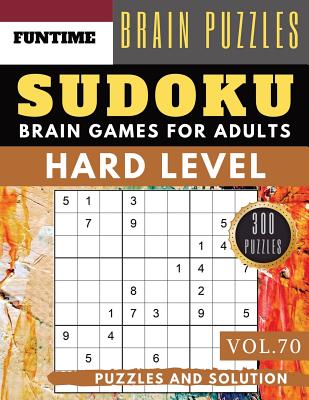 Sudoku Hard: 300 SUDOKU hard to extreme difficulty with answers Brain Puzzles Books for Expert and Activities Book for adults (hard Cover Image