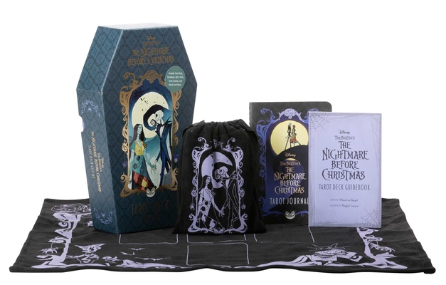 The Nightmare Before Christmas Tarot Deck and Guidebook Gift Set By Minerva Siegel, Abigail Larson (Illustrator) Cover Image
