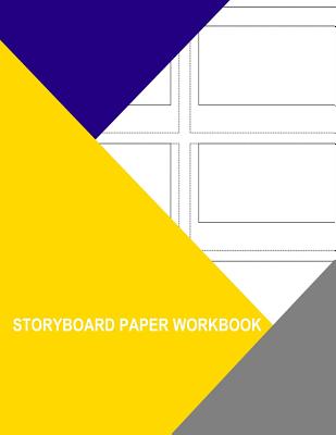 Storyboard Paper Workbook: 4:3 Ratio 2x3 Grid Cover Image