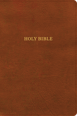 KJV Giant Print Reference Bible, Burnt Sienna LeatherTouch Cover Image