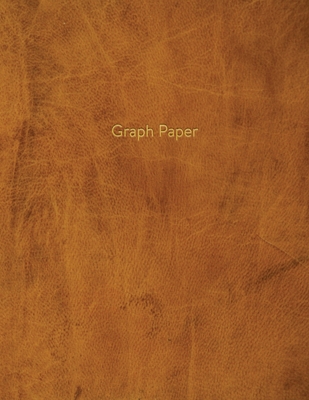 Graph Paper: Executive Style Composition Notebook - Vintage Tan Brown Leather Style, Softcover - 8.5 x 11 - 100 pages (Office Essen By Birchwood Press Cover Image