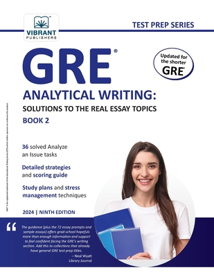 GRE Analytical Writing: Solutions to the Real Essay Topics - Book 2 Cover Image