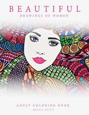 Beautiful Women Adult Coloring Book (Paperback)