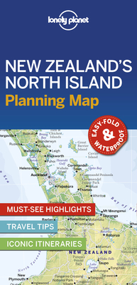 Lonely Planet New Zealand's North Island Planning Map Cover Image