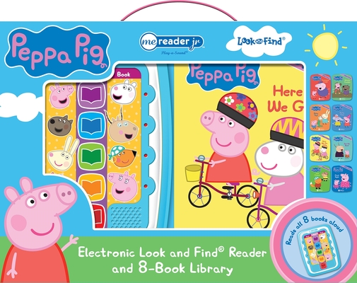 Peppa Pig: Me Reader Jr: Electronic Look and Find Reader and 8-Book Library [With Electronic Reader and Battery]