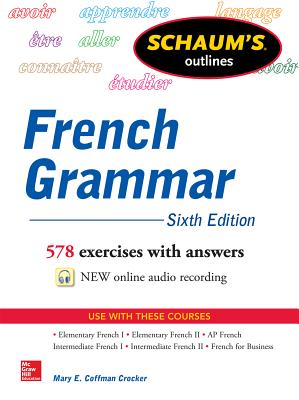 Schaum's Outline of French Grammar (Schaum's Outlines) By Mary Coffman Crocker Cover Image