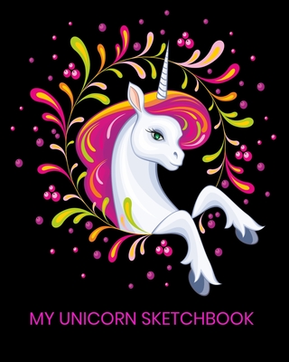 My Unicorn Sketchbook: Cute Colorful Unicorn Notebook Draw pournal 8