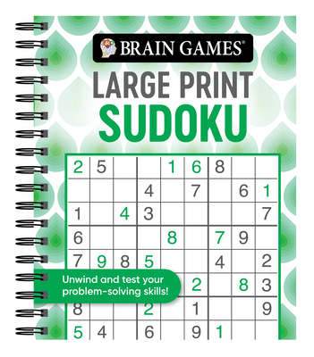 Brain Games - Large Print Sudoku (Swirls) By Publications International Ltd, Brain Games Cover Image