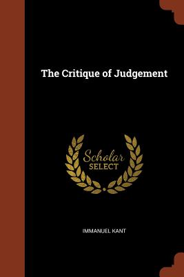 The Critique of Judgement By Immanuel Kant Cover Image