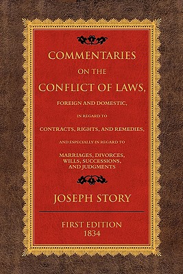 Commentaries of the Conflict of Laws Cover Image