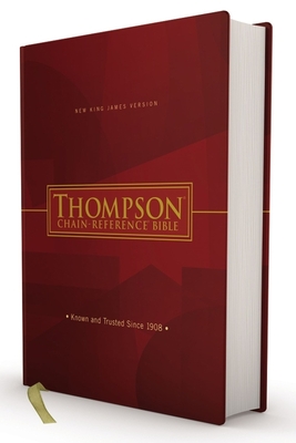 Nkjv, Thompson Chain-Reference Bible, Hardcover, Red Letter By Frank Charles Thompson (Editor), Zondervan Cover Image