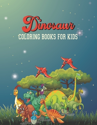 Dinosaur Coloring Books for Kids Ages 4-8: Dinosaur Design