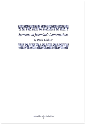 Sermons on Jeremiah's Lamentations Cover Image