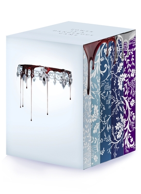 Red Queen 10th Anniversary Deluxe 5-book Box Set with stenciled edges: Red Queen, Glass Sword, King's Cage, War Storm, Broken Throne By Victoria Aveyard Cover Image