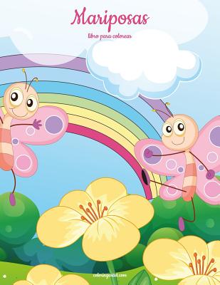 Mariposas libro para colorear 1 Cover Image