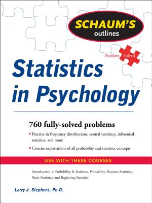 Schaum's Outline of Statistics in Psychology Cover Image